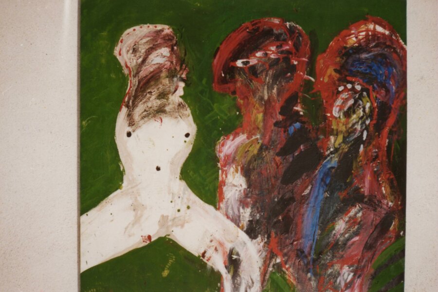Petr Jedlička, Suitors, 1990, 120x130 cm
